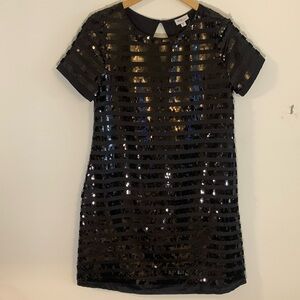 NWT Mimi Maternity Short Sleeve Sequin Mini Dress Size Small